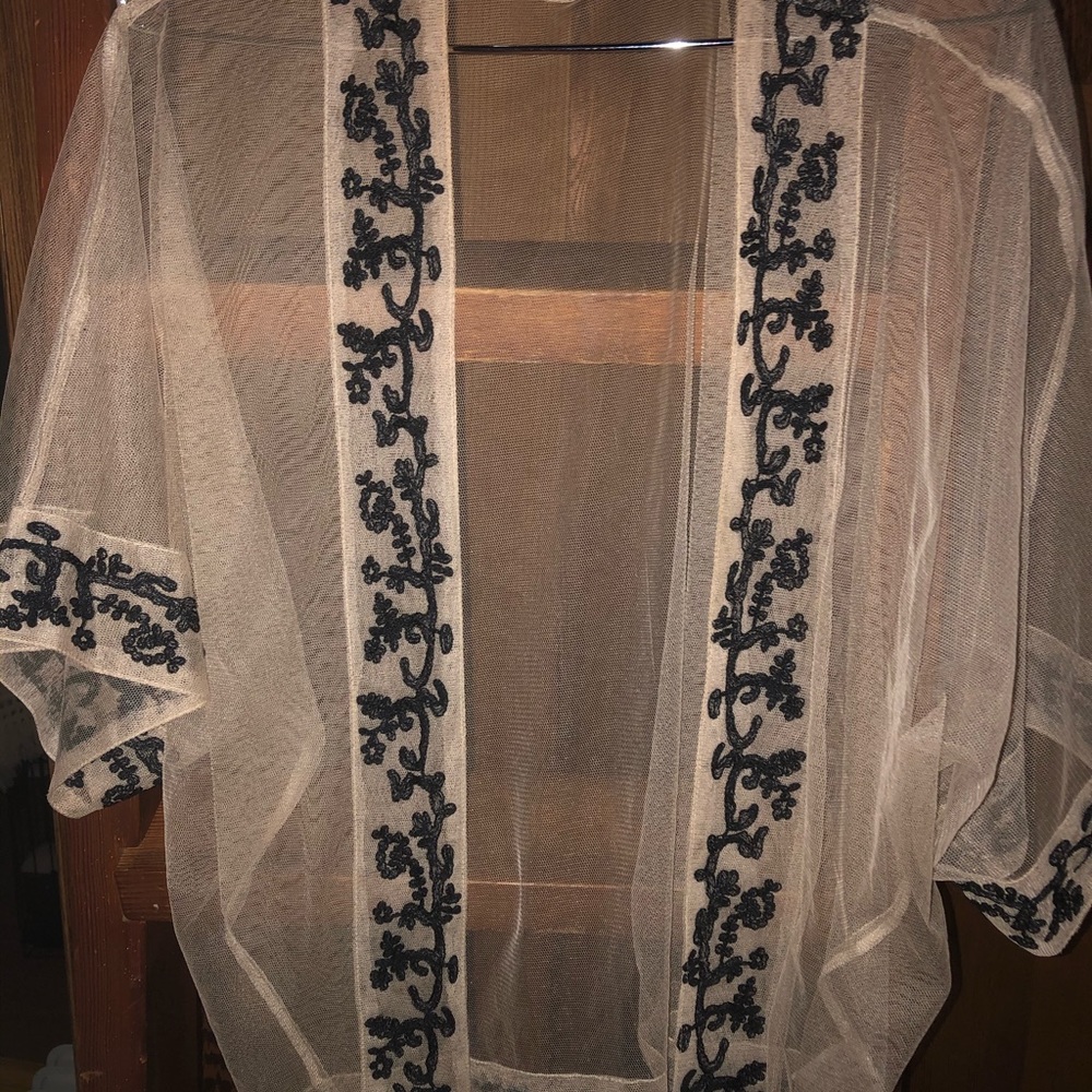 See thru blouse